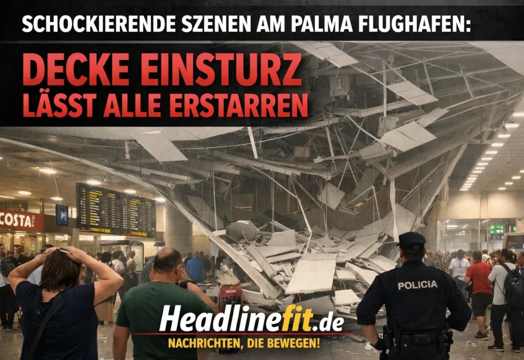 Palma Flughafen Decke Eingestürzt