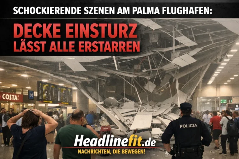Schockierende Szenen am Palma Flughafen: Decke Einsturz Lässt Alle Erstarren Palma Flughafen Decke Eingestürzt